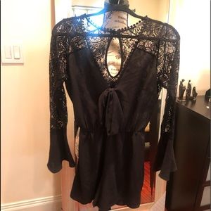 Like New Black Romper